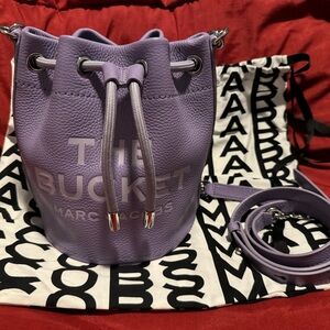 Marc Jacobs The Bucket Leather Bag - Lavender